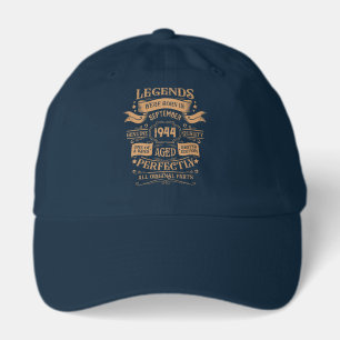 Personalized eighty vintage 80th birthday party hat