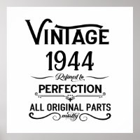 Personalized eighty vintage 80th birthday party