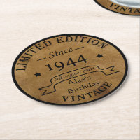 Personalized eighty vintage 80th birthday party