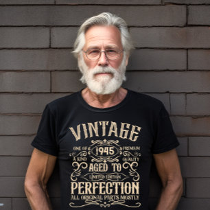 Personalized eighty vintage 80th birthday party T-Shirt