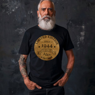 Personalized eighty vintage 80th birthday party T-Shirt