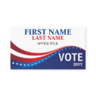 Personalized Election Campaign Business Card