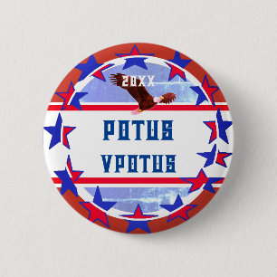 Personalized - Election Potus - Vice Potus Button