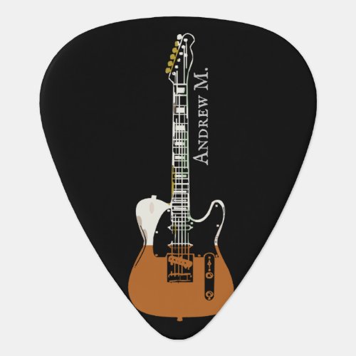 Personalized Electric guitar  guitarist  Guitar Pick