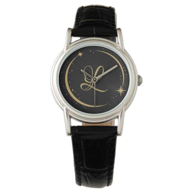 Personalized Elegance: Monogram for Timeless Style Watch (Front)