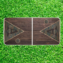 Personalized Elegance: Rustic Wood Tone Monogram