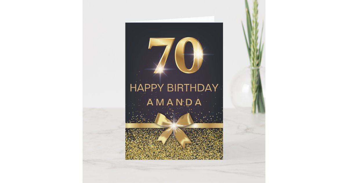 70th birthday party labels