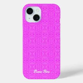 Personalized Elegant Abstract Pink Pattern