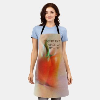 Personalized Elegant Abstract Red Pepper Color Art