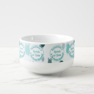 Personalized Elegant Abstract Splash of Color Blue