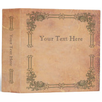 Personalized, elegant and retro: Fake Leather Binder Personalized, elegant and retro: Fake Leather Binder