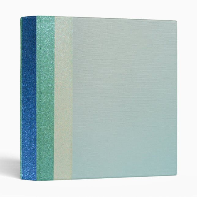 Personalized Elegant Chic Luxury Faux  3 Ring Bind 3 Ring Binder (Front/Spine)