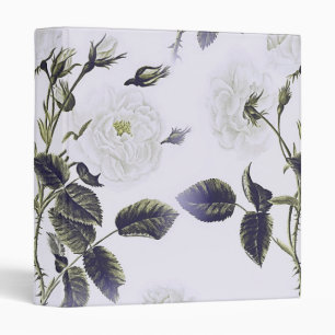 Personalized Elegant Chic Luxury Faux  3 Ring Bind 3 Ring Binder