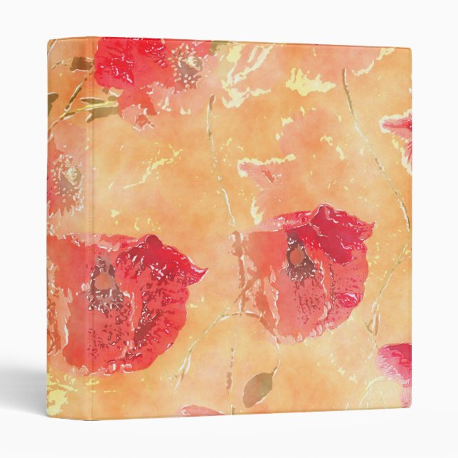 Personalized Elegant Chic Luxury Faux  3 Ring Bind 3 Ring Binder (Front/Spine)