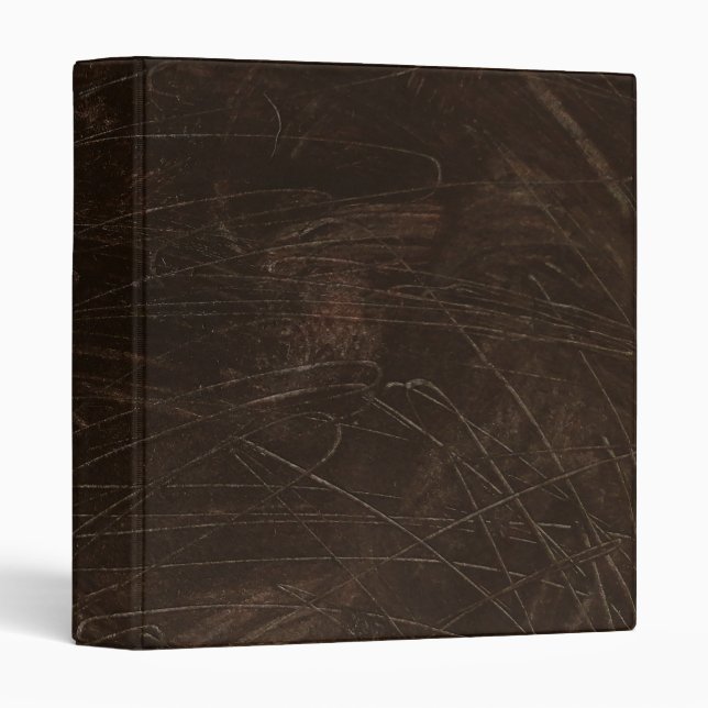 Personalized Elegant Chic Luxury Faux  3 Ring Bind 3 Ring Binder (Front/Spine)