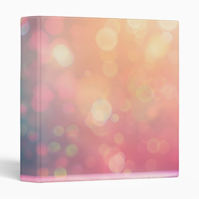 Personalized Elegant Chic Luxury Faux  3 Ring Bind 3 Ring Binder (Front/Spine)