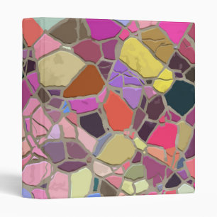 Personalized Elegant Chic Luxury Faux  3 Ring Bind Binder
