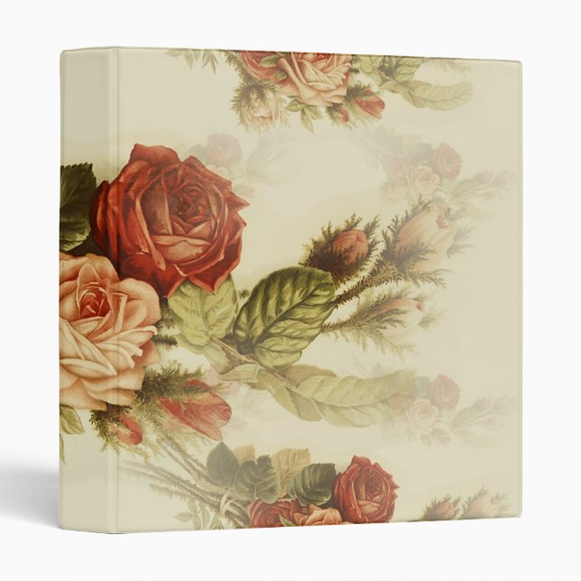 Personalized Elegant Chic Luxury Faux  3 Ring Bind Binder (Front/Spine)