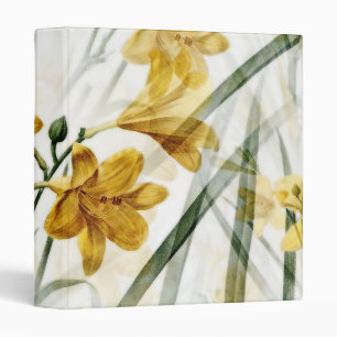 Personalized Elegant Chic Luxury Faux  3 Ring Bind Binder