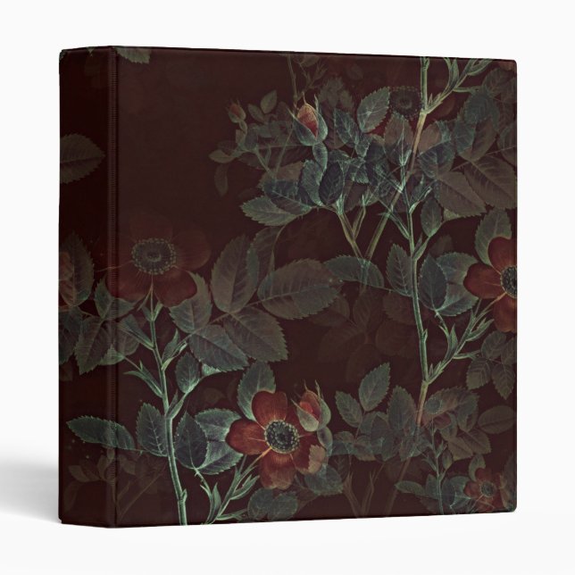 Personalized Elegant Chic Luxury Faux  3 Ring Binder (Front/Spine)