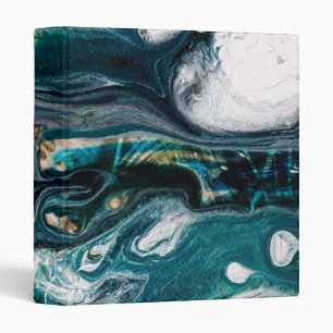 Personalized Elegant Chic Luxury Faux 3 Ring Binder