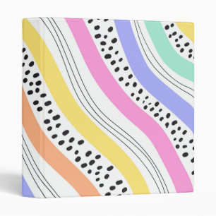 Personalized Elegant Chic Luxury Faux 3 Ring Binder