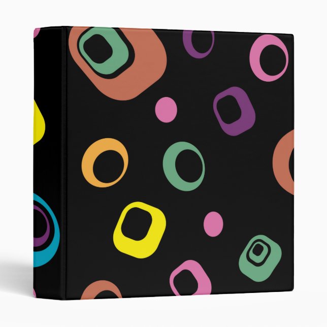 Personalized Elegant Chic Luxury Faux  3 Ring Binder (Front/Spine)