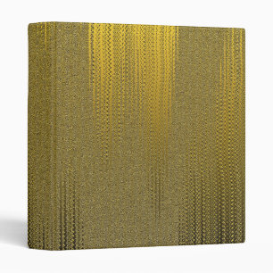 Personalized Elegant Chic Luxury Faux 3 Ring Binder