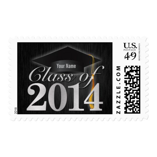 Personalized Elegant Class of 2014 Graduation Postage