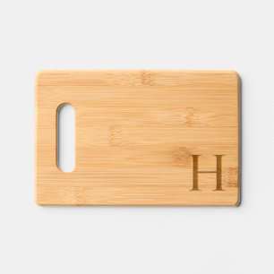 Personalized Elegant Classic Monogram Engraved Cutting Board