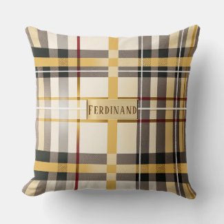 Personalized Elegant Classic Tan and Taupe