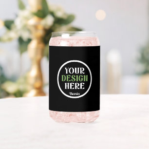 Personalized, Elegant, Classic, Wedding Gifts Can Glass