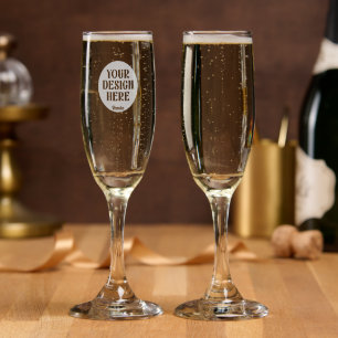Personalized, Elegant, Classic, Wedding Gifts Champagne Flute