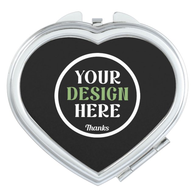 Personalized, Elegant, Classic, Wedding Gifts Compact Mirror (Front)