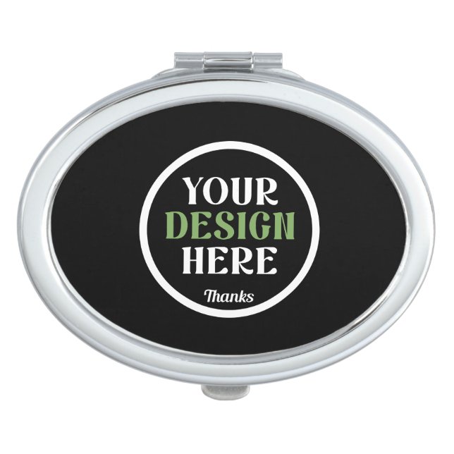Personalized, Elegant, Classic, Wedding Gifts Compact Mirror (Front)