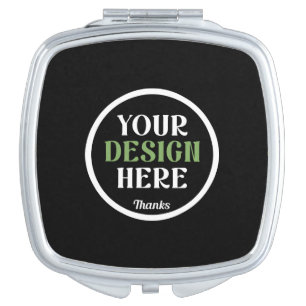 Personalized, Elegant, Classic, Wedding Gifts Compact Mirror