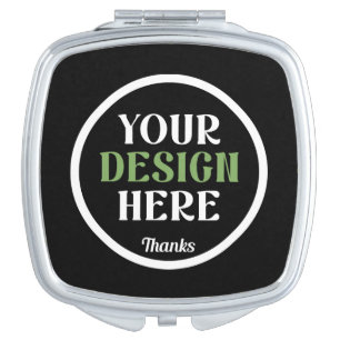 Personalized, Elegant, Classic, Wedding Gifts Compact Mirror