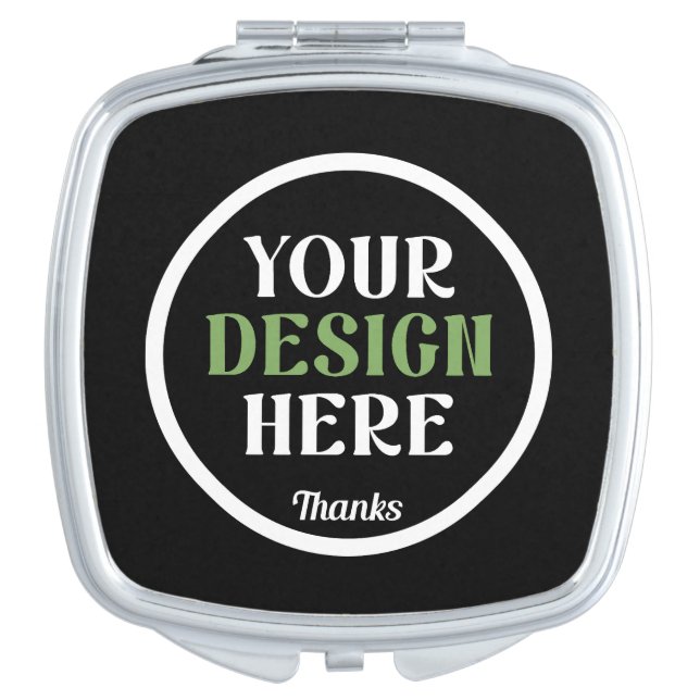 Personalized, Elegant, Classic, Wedding Gifts Compact Mirror (Front)