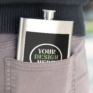 Personalized, Elegant, Classic, Wedding Gifts Flask
