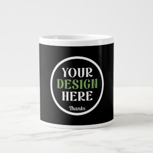 Personalized, Elegant, Classic, Wedding Gifts Giant Coffee Mug