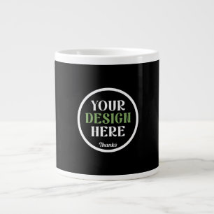 Personalized, Elegant, Classic, Wedding Gifts Giant Coffee Mug