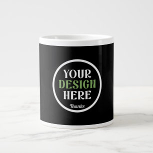 Personalized, Elegant, Classic, Wedding Gifts Giant Coffee Mug