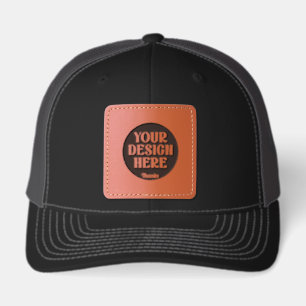Personalized, Elegant, Classic, Wedding Gifts Leather Patch Hat