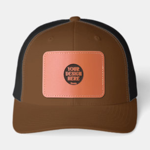 Personalized, Elegant, Classic, Wedding Gifts Leather Patch Hat