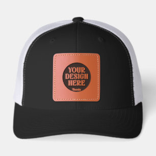 Personalized, Elegant, Classic, Wedding Gifts Leather Patch Hat