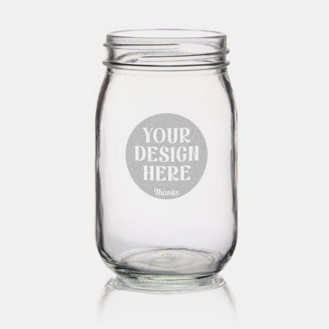 Personalized, Elegant, Classic, Wedding Gifts Mason Jar (Glassware)