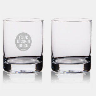 Personalized, Elegant, Classic, Wedding Gifts Rocks Glass