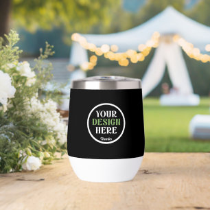Personalized, Elegant, Classic, Wedding Gifts Thermal Wine Tumbler