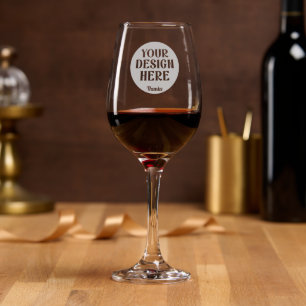 Personalized, Elegant, Classic, Wedding Gifts Wine Glass