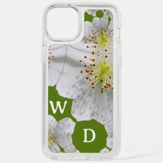 Personalized Elegant Cute Floral Art Olive Green